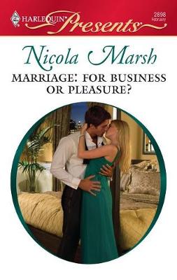 Book cover for Marriage: For Business or Pleasure?