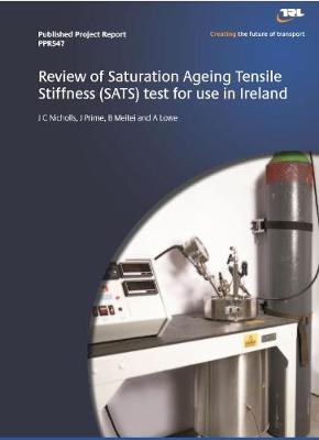 Book cover for Review of Saturation Ageing Tensile Stiffness (SATS) test for use in Ireland