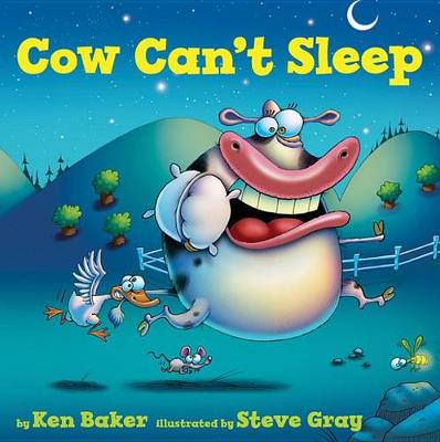 Book cover for Cow Can't Sleep