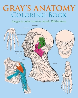 Cover of Gray's Anatomy Coloring Book