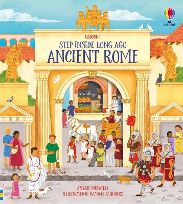 Book cover for Step Inside Long Ago Ancient Rome