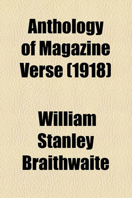 Book cover for Anthology of Magazine Verse (Volume 1918)