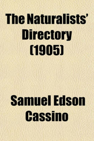 Cover of The Naturalists' Directory (1905)