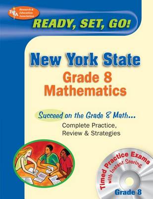 Book cover for New York State Grade 8 Mathematics W/ CD-ROM