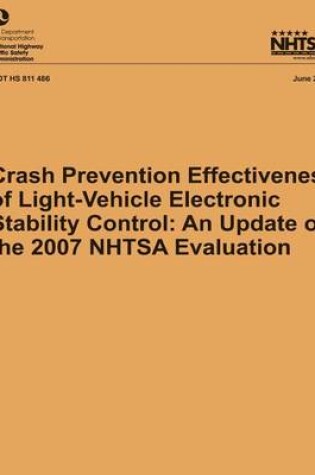 Cover of Crash Prevention Effectiveness of Light-Vehicle Electronic Stability Control