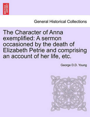 Book cover for The Character of Anna Exemplified