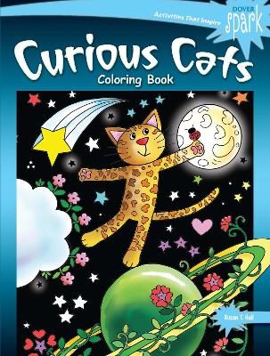 Book cover for Spark Curious Cats Coloring Book