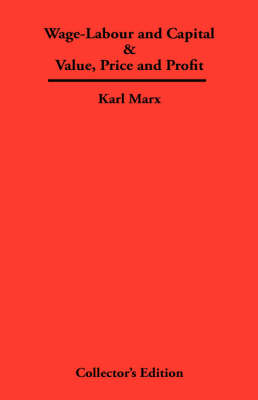 Book cover for Wage-Labour and Capital & Value, Price and Profit