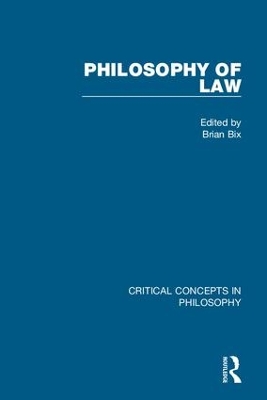 Cover of Philosophy of Law