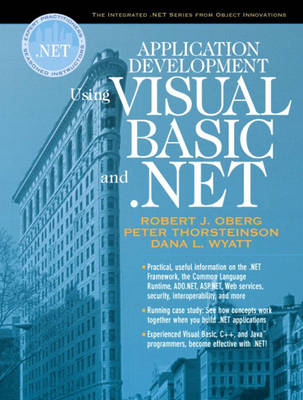 Book cover for Application Development Using Visual Basic and .NET