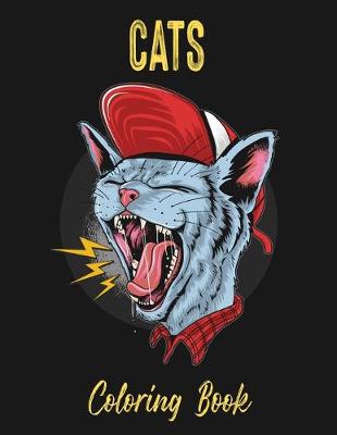 Book cover for Cats Coloring Book