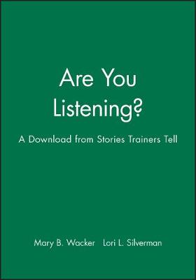 Book cover for Are You Listening? - A Download from Stories Train Ers Tell