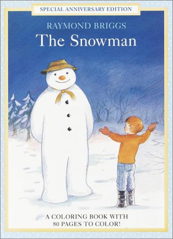 Book cover for The Snowman Coloring Book