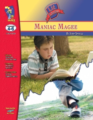 Book cover for Maniac Magee, by Jerry Spinelli Lit Link Grades 4-6