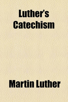 Book cover for Luther's Catechism