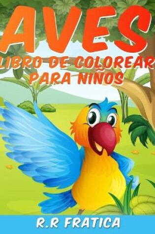 Cover of Aves libro de colorear para niños