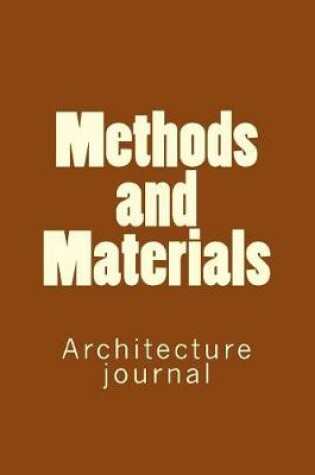 Cover of Methods and Materials