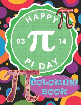 Book cover for Happy Pi Day Coloring Book