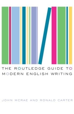 Book cover for The Routledge Guide to Modern English Writing