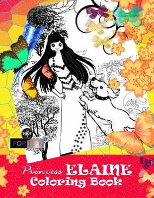 Book cover for Princess Elaine Coloring Book