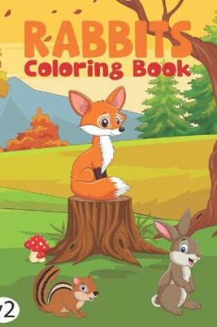 Cover of Rabbits Coloring Book