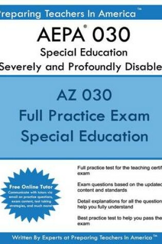 Cover of AEPA 030 Special Education