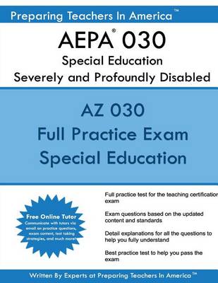 Book cover for AEPA 030 Special Education