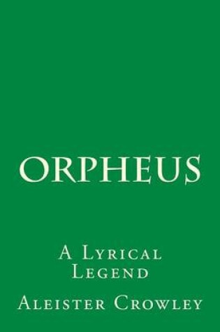 Cover of Orpheus