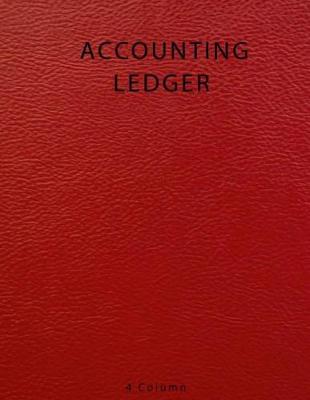 Book cover for Accounting Ledger 4 Column