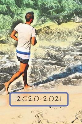 Book cover for Running Jogging on the Beach Dated Calendar Planner 2 years To-Do Lists, Tasks, Notes Appointments