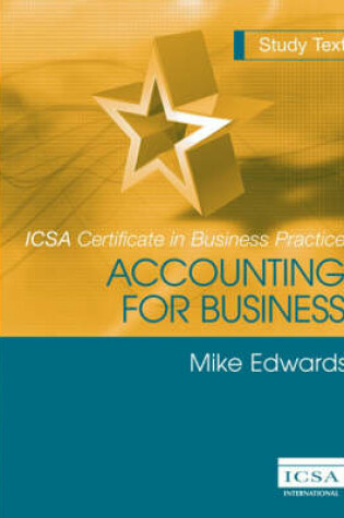 Cover of Accounting for Business