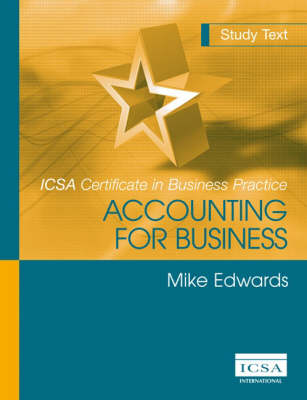 Book cover for Accounting for Business