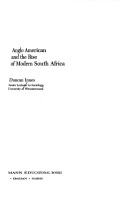 Book cover for Anglo-American and the Rise of Modern South Africa