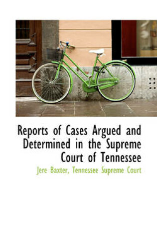 Cover of Reports of Cases Argued and Determined in the Supreme Court of Tennessee