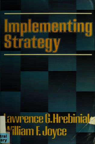 Cover of Implementing Strategy
