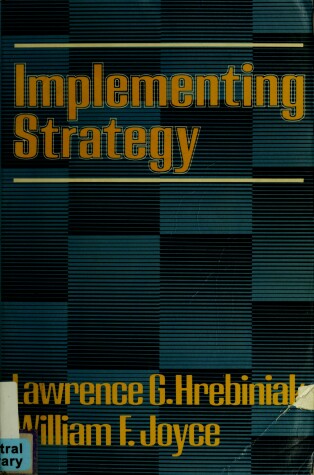 Book cover for Implementing Strategy