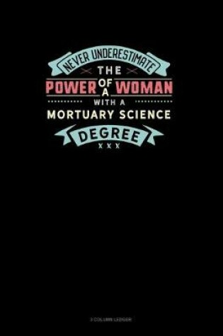 Cover of Never Underestimate The Power Of A Woman With A Mortuary Science Degree