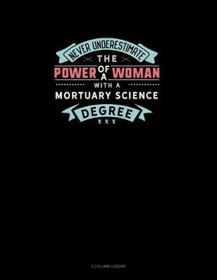 Cover of Never Underestimate The Power Of A Woman With A Mortuary Science Degree