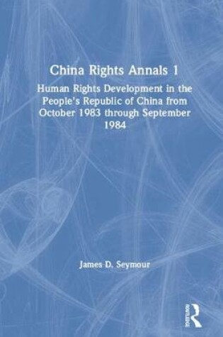 Cover of China Rights Annals