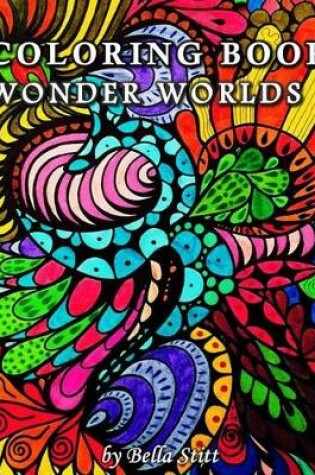 Cover of Coloring Book Wonder Worlds 2