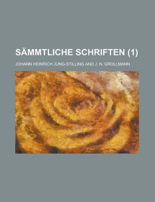 Book cover for Sammtliche Schriften (1 )