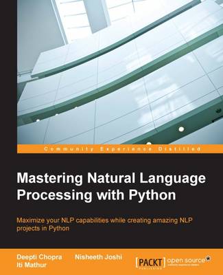 Book cover for Mastering Natural Language Processing with Python