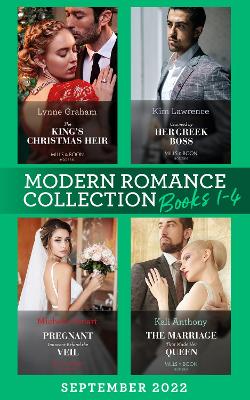 Book cover for Modern Romance September 2022 Books 1-4