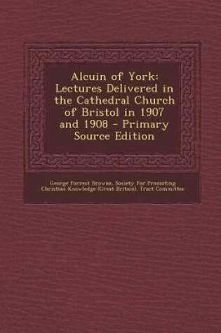 Cover of Alcuin of York