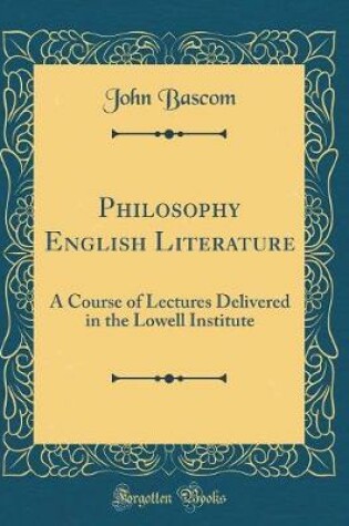 Cover of Philosophy English Literature