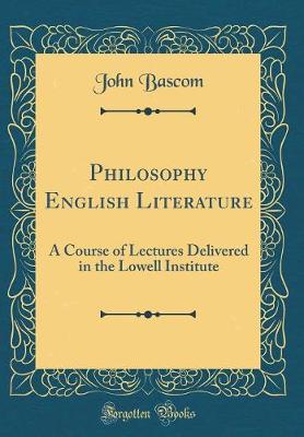 Book cover for Philosophy English Literature