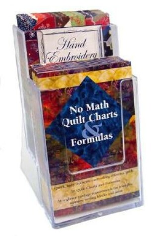 Cover of Handy Pocket-Guides No Math & Hand Embroidery Stitches At-A-Glance Prepack