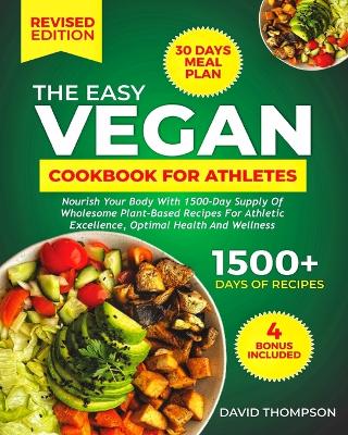 Book cover for The Easy Vegan Cookbook for Athletes