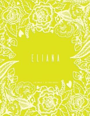 Book cover for Eliana - Lime Green Dot Grid Journal