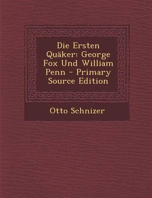 Book cover for Die Ersten Quaker